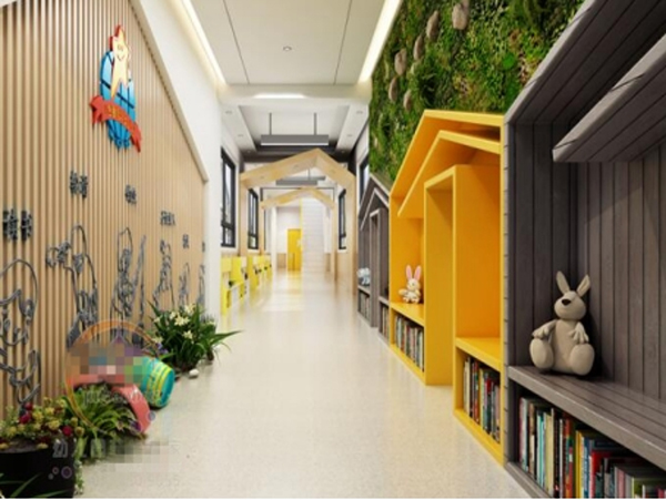 幼儿园走廊地面地板和墙面翻新养护怎么设计比较好